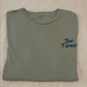 J. Crew Men's Olive Tee Time Shirt